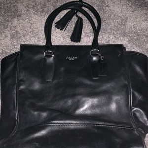 Black Coach Handbag/ Workbag